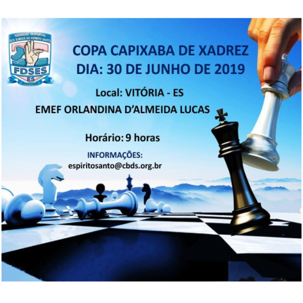 Cartaz - Copa Capixaba de Xadrez 2019